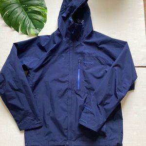 Marmot starfire womens jacket rain coat size large blue